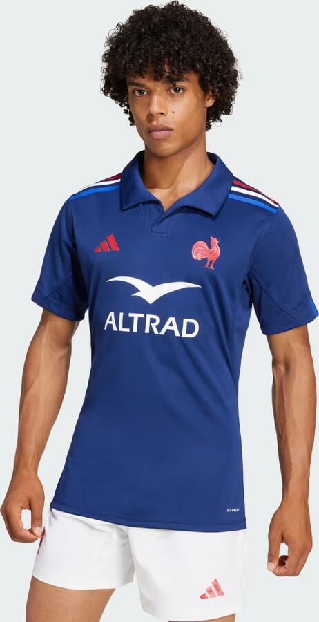 Adidas T-shirt Korte Mouw Maillot Performance Domicile XV de France 2024 25 - Foto 5