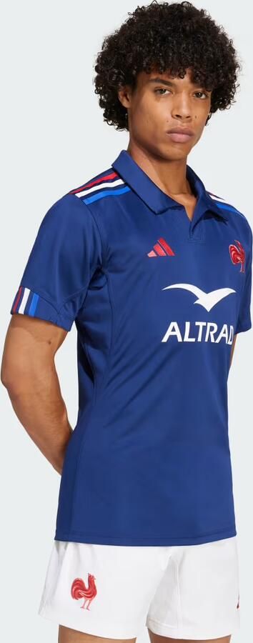 Adidas T-shirt Korte Mouw Maillot Performance Domicile XV de France 2024 25 - Foto 4