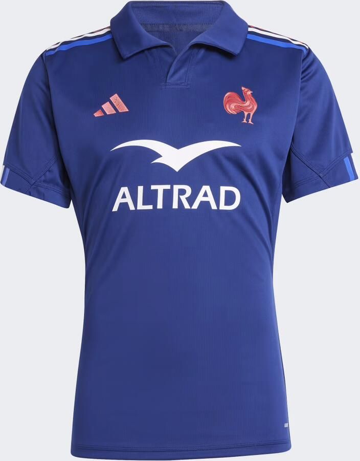 Adidas T-shirt Korte Mouw Maillot Performance Domicile XV de France 2024 25