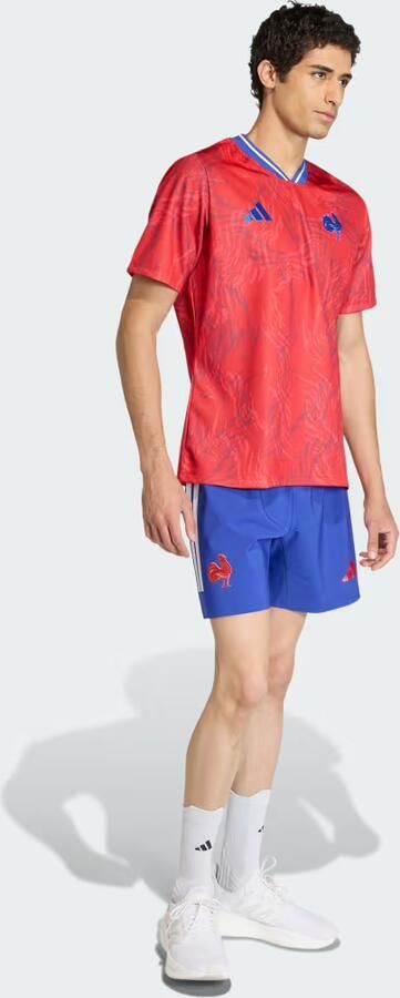 Adidas Frankrijk Rugby Prematch Shirt - Foto 5