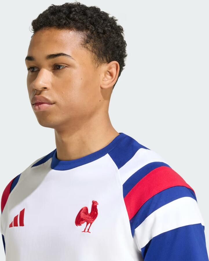 Adidas Frankrijk Rugby Reis-T-shirt Mannen - Foto 2