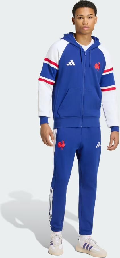 Adidas Frankrijk Rugby Reishoodie met Lange Ritssluiting - Foto 5