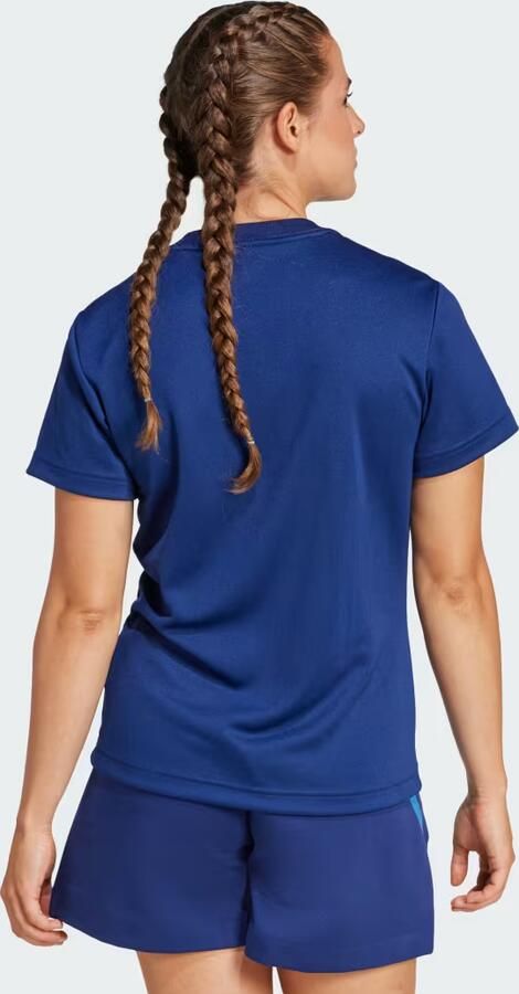 Adidas Frankrijk Rugby Thuis Supporter T-shirt Blauw- Dames Blauw - Foto 4