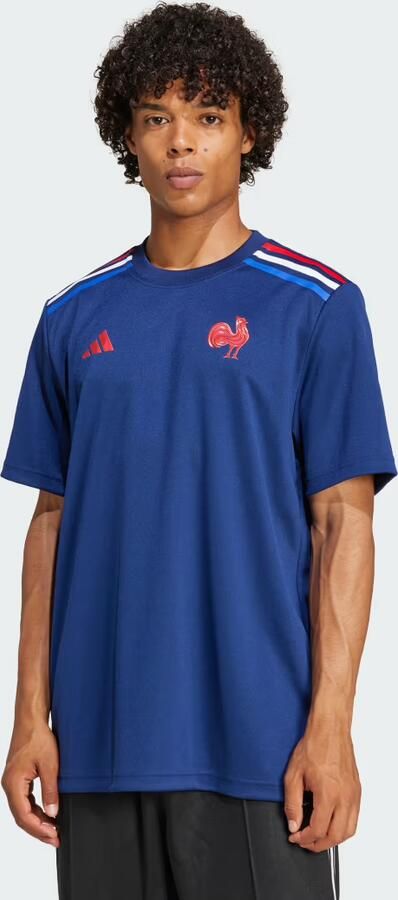 Adidas T-shirt Korte Mouw T-shirt supporter XV de France 2024 25