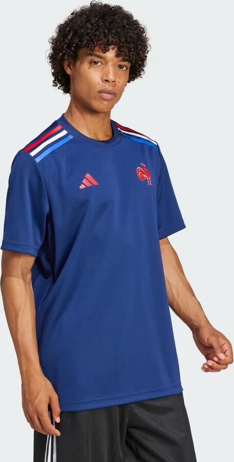 Adidas T-shirt Korte Mouw T-shirt supporter XV de France 2024 25 - Foto 6
