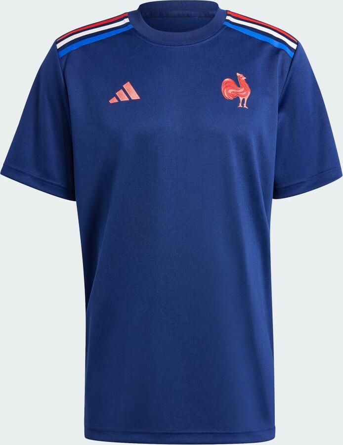 Adidas T-shirt Korte Mouw T-shirt supporter XV de France 2024 25 - Foto 3