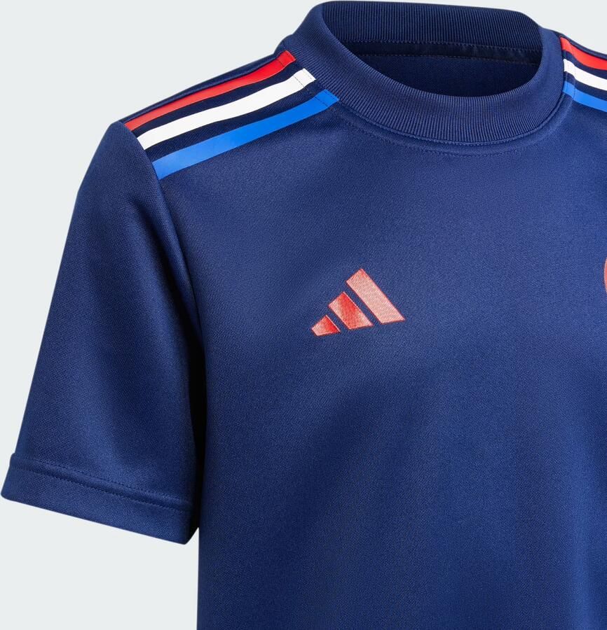 Adidas Frankrijk Rugby Thuis Supporter T-shirt Kids Blauw Kind Blauw - Foto 2