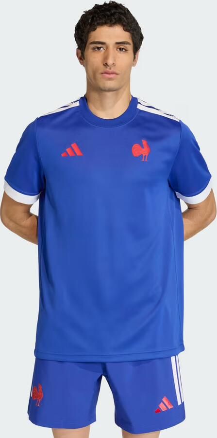 Adidas Frankrijk Rugby Thuis Supporters-T-shirt