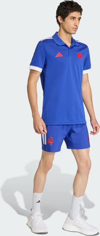 Adidas Frankrijk rugby Thuis supporterspolo - Foto 5