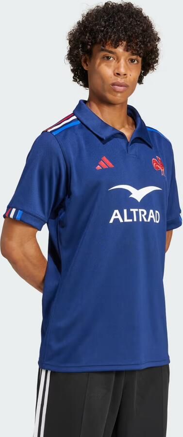 Adidas T-shirt Korte Mouw Maillot Replica Domicile XV de France 2024 25 - Foto 4