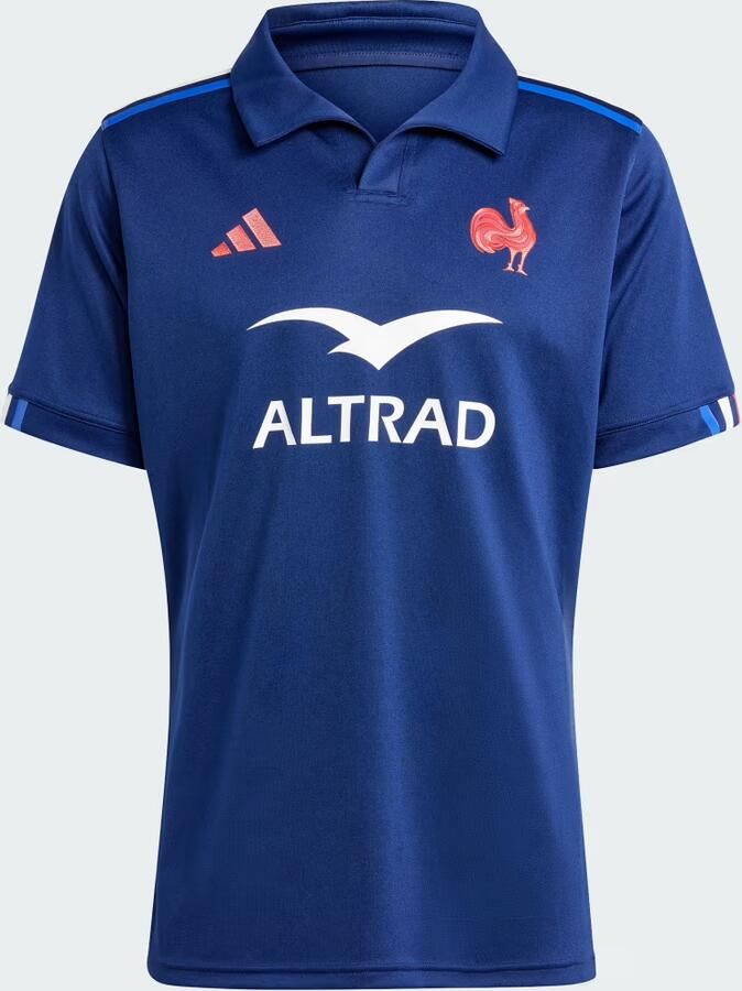 Adidas T-shirt Korte Mouw Maillot Replica Domicile XV de France 2024 25 - Foto 2