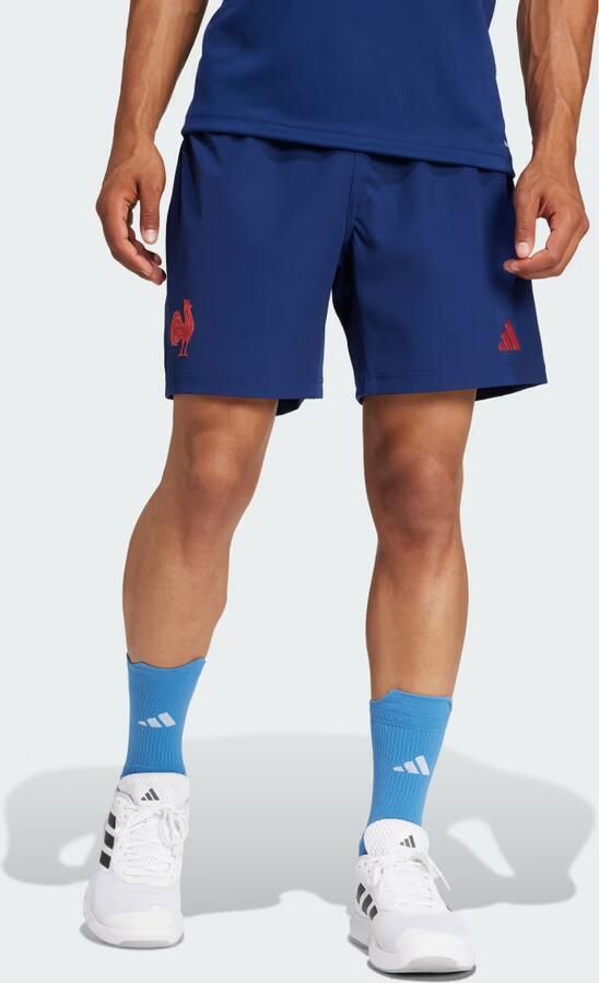 Adidas Korte Broek Short Replica Extérieur XV de France 2024 25 - Foto 6