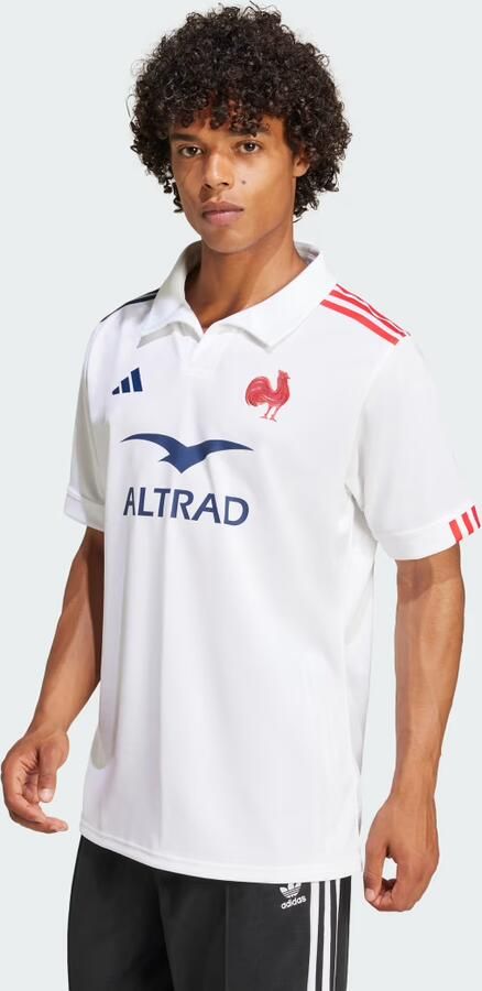 Adidas T-shirt Korte Mouw Maillot Replica Extérieur XV de France 2024 25 - Foto 6