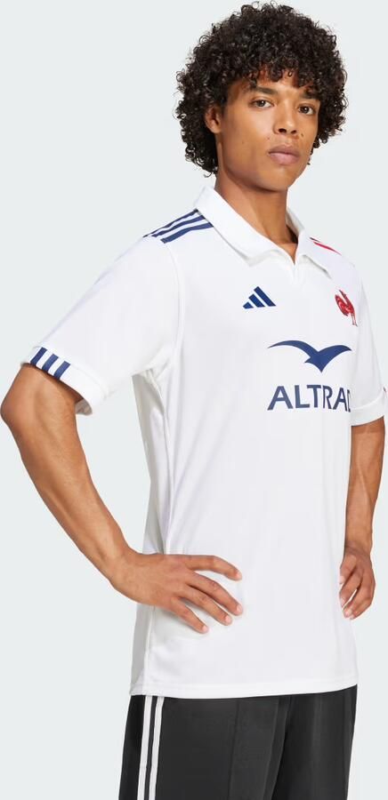Adidas T-shirt Korte Mouw Maillot Replica Extérieur XV de France 2024 25 - Foto 4