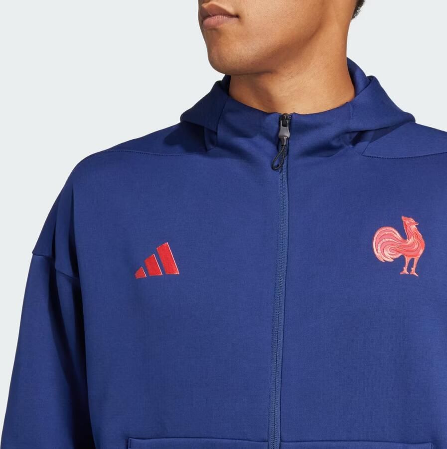 Adidas Frankrijk Travel Z.N.E. Sportjack met Capuchon - Foto 3