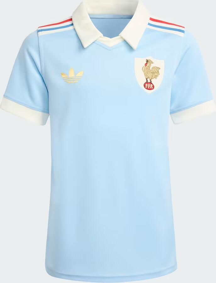 Adidas Frankrijk120 Jaar Replica Rugbyshirt Kids