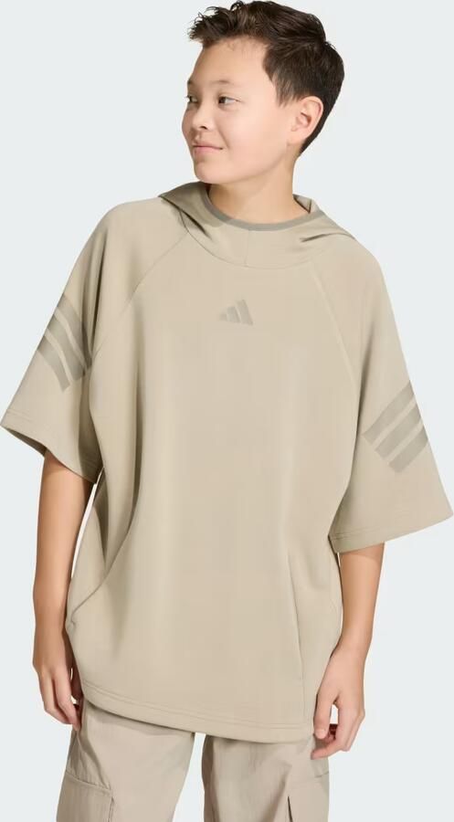 Adidas FUTURE ICONS 3 STRIPES HOODIE MET KORTE MOUWEN - Foto 4