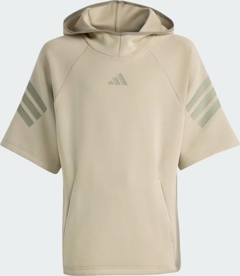 Adidas FUTURE ICONS 3 STRIPES HOODIE MET KORTE MOUWEN - Foto 3