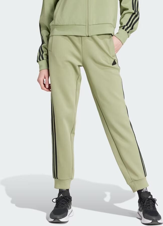 Adidas Future Icons 3-Stripes Broek Green Dames - Foto 1