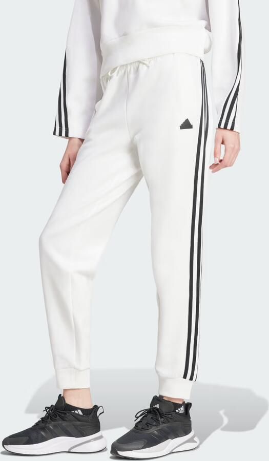Adidas Witte Future Icons 3-Stripes Sportieve Broek White Dames