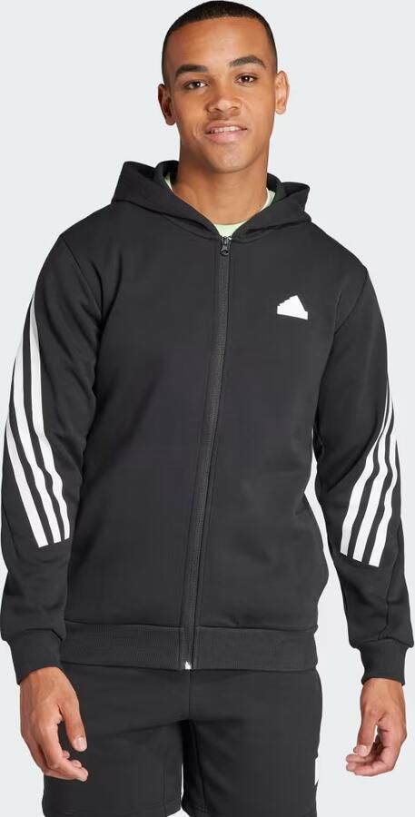Adidas Future Icons 3-Stripes Full-Zip Jack Black Heren