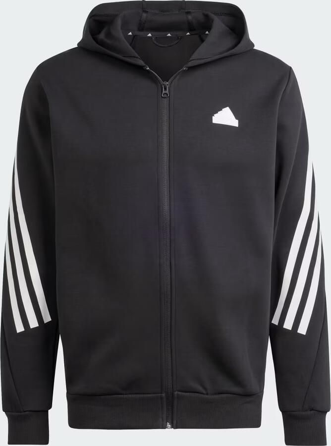 Adidas Future Icons 3-Stripes Full-Zip Jack Black Heren - Foto 4