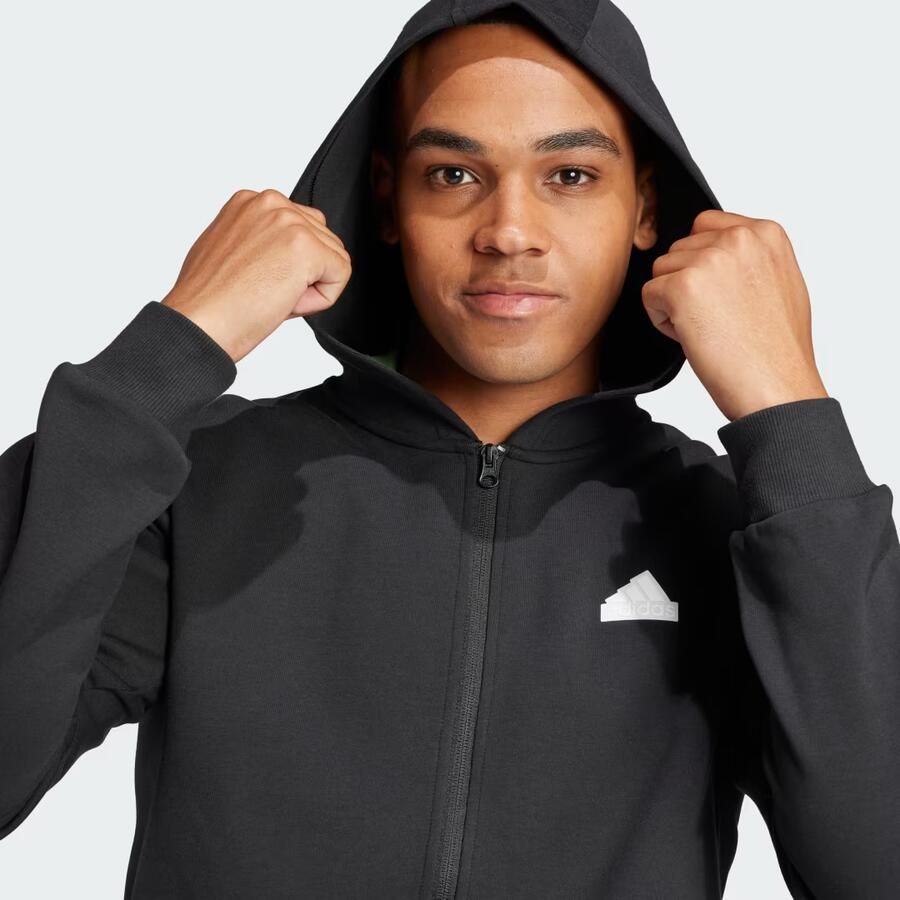 Adidas Future Icons 3-Stripes Full-Zip Jack Black Heren - Foto 2
