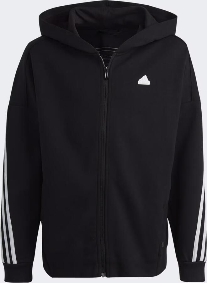 Adidas Sportswear Future Icons 3-Stripes Ritsjack met Capuchon