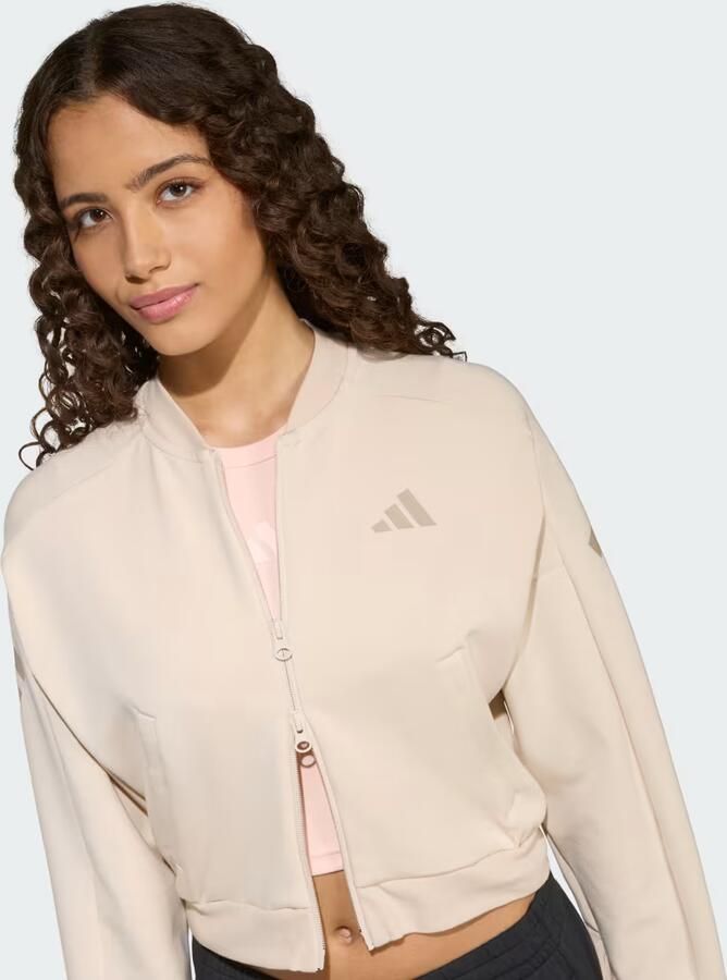 Adidas FUTURE ICONS 3 STRIPES SPORTJACK MET LANGE RITSSLUITING - Foto 4