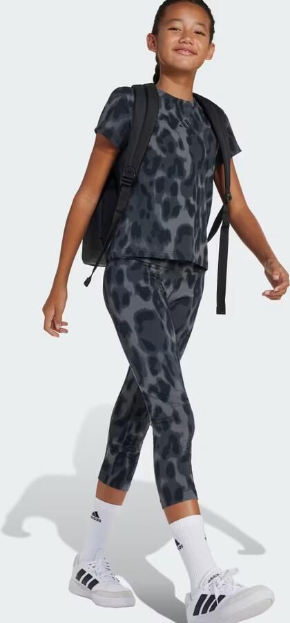 Adidas Future Icons Allover Print T-shirt Kids Grijs Kind Grijs - Foto 5