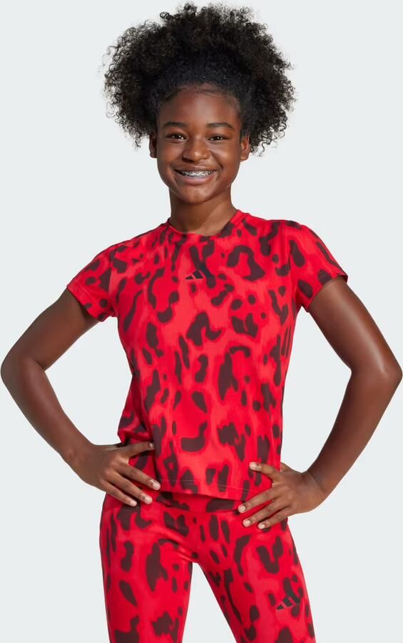 Adidas Future Icons Allover Print T-shirt Kids Rood Kind Rood - Foto 6