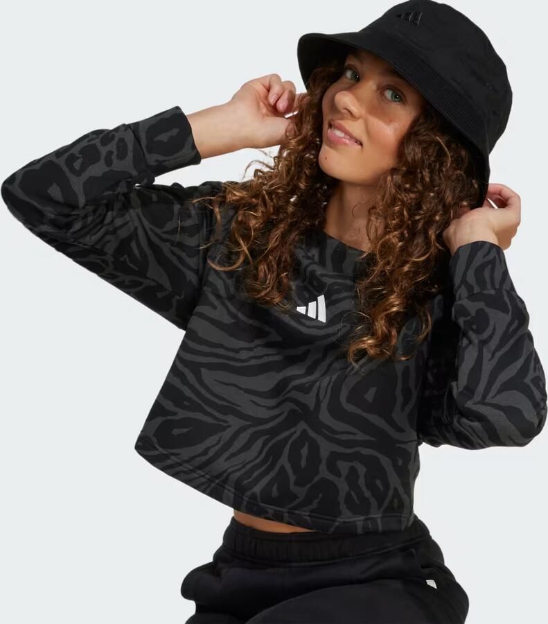 Adidas Sweater Future Icons Cropped Sweatshirt Kids