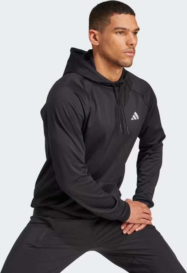 Adidas Game and Go Training Small Logo 3-Stripes Hoodie - Foto 5