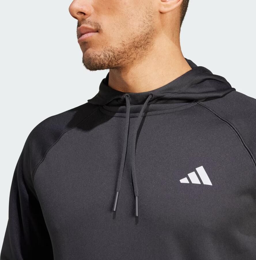 Adidas Game and Go Training Small Logo 3-Stripes Hoodie - Foto 2