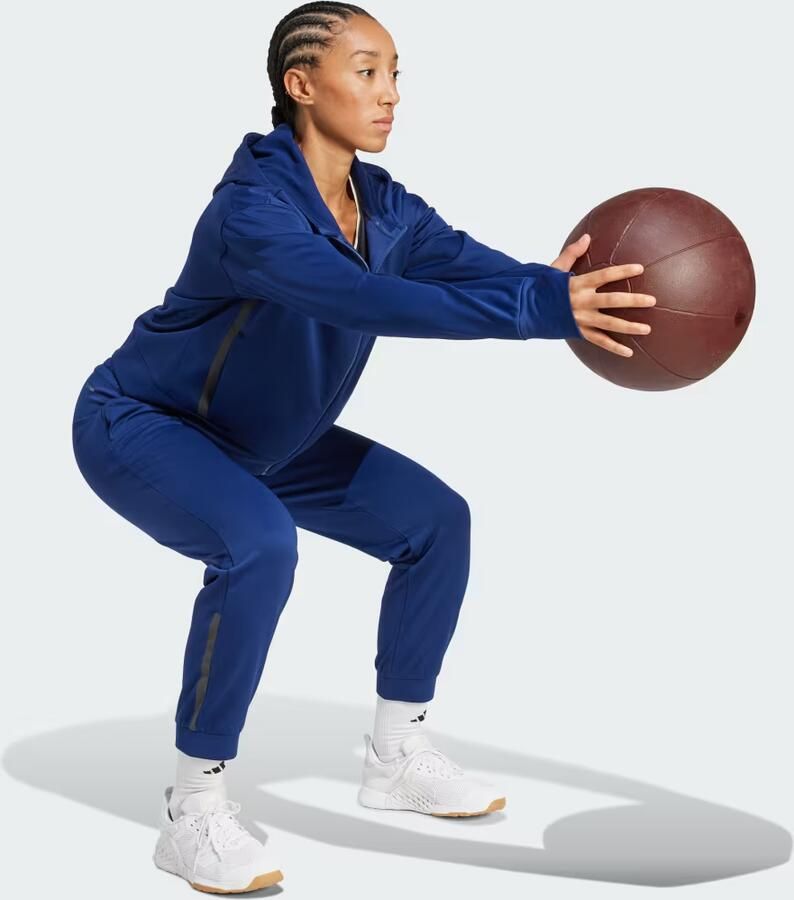 Adidas Game & Go Hoodie met Lange Ritssluiting - Foto 3