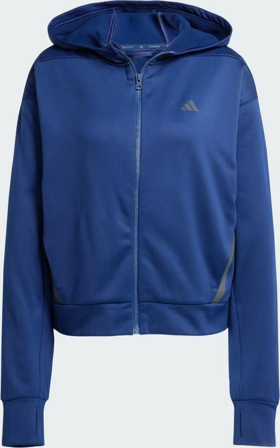 Adidas Game & Go Hoodie met Lange Ritssluiting - Foto 5