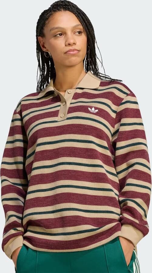 Adidas GESTREEPT GEBREID POLOSHIRT - Foto 5