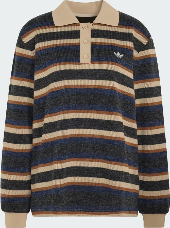 Adidas GESTREEPT GEBREID POLOSHIRT - Foto 3