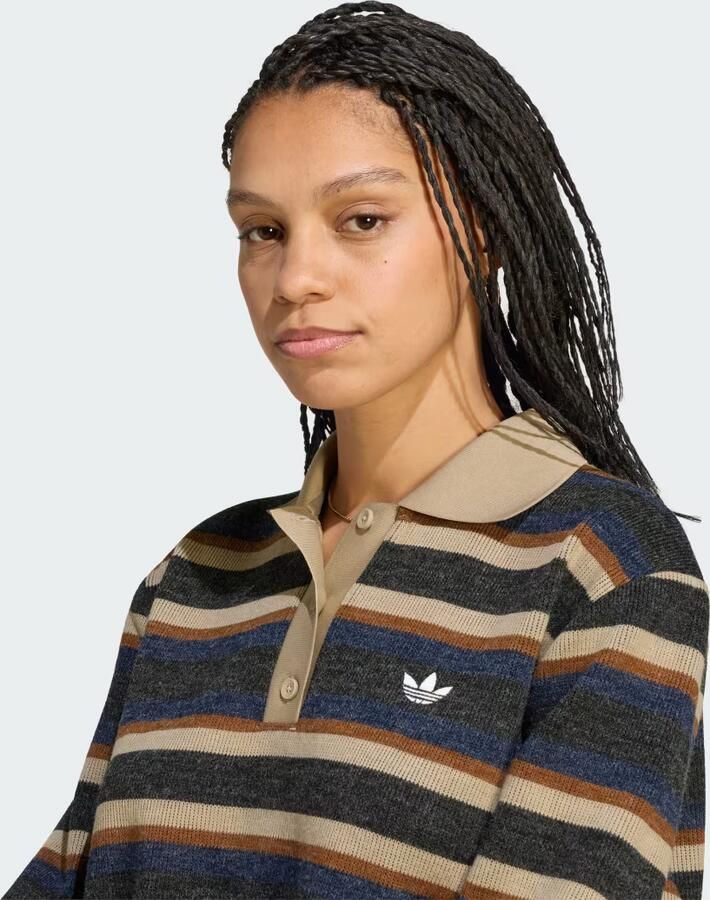 Adidas GESTREEPT GEBREID POLOSHIRT - Foto 2