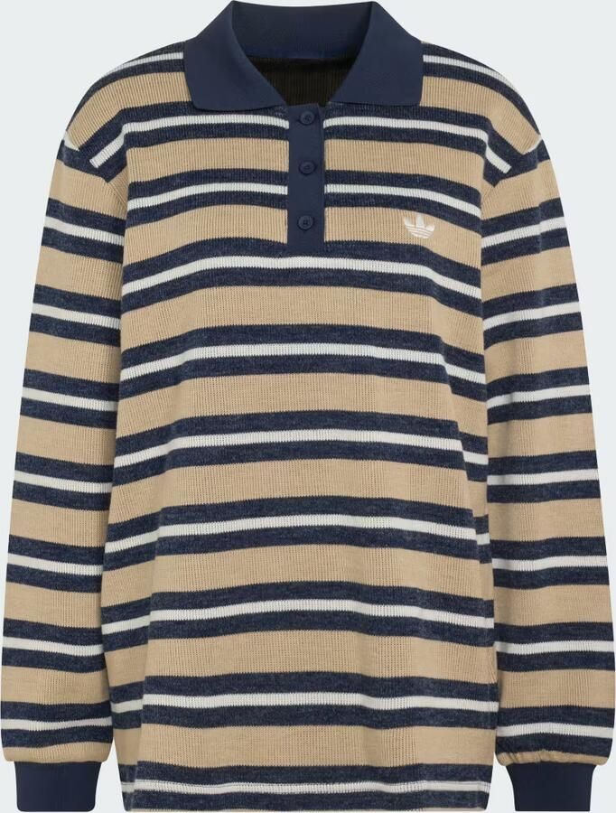 Adidas GESTREEPT GEBREID POLOSHIRT - Foto 4