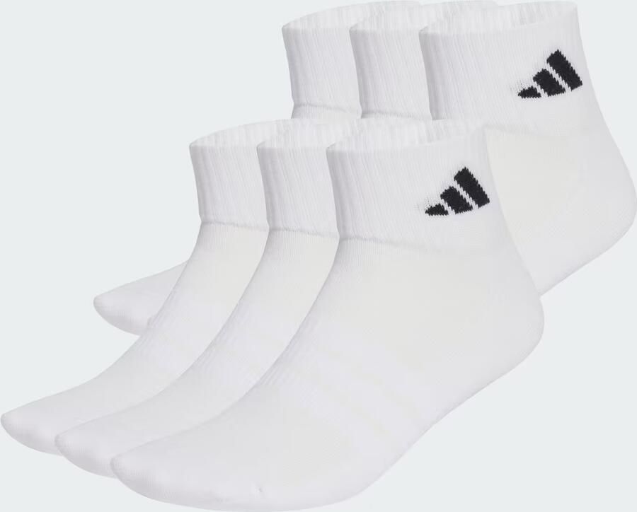 Adidas Gevoerde Essentials Enkelsokken 6 Paar