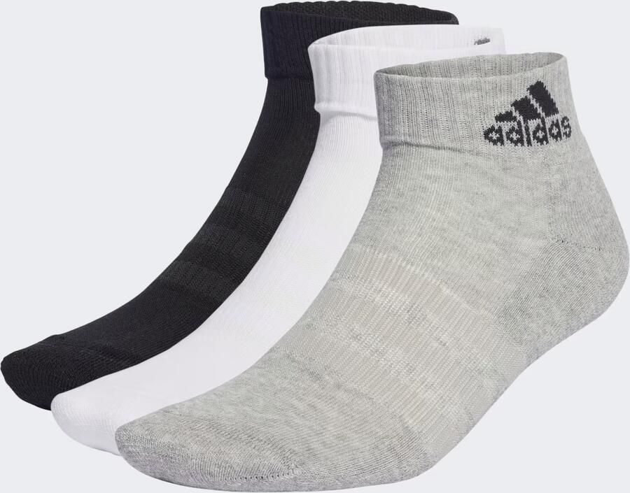 Adidas Performance Gevoerde Sportswear Enkelsokken 3 Paar