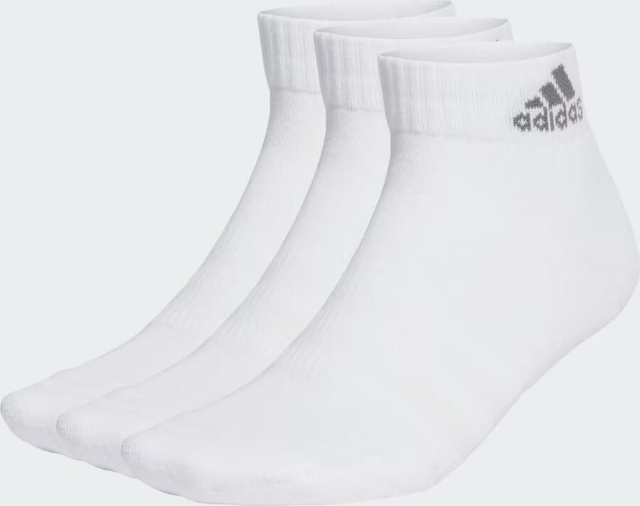Adidas Perfor ce Gevoerde Sportswear Enkelsokken 3 Paar
