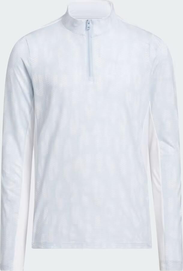 Adidas LONG SLEEVE QUARTER ZIP MOCK Polo Shirt