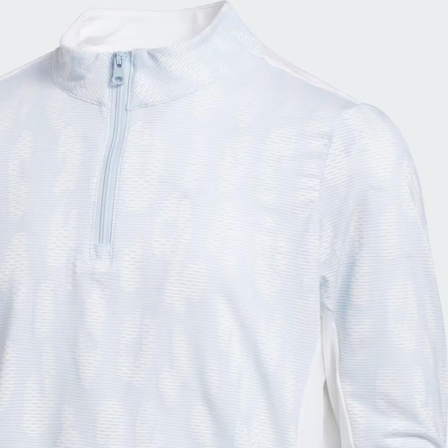 Adidas LONG SLEEVE QUARTER ZIP MOCK Polo Shirt - Foto 2