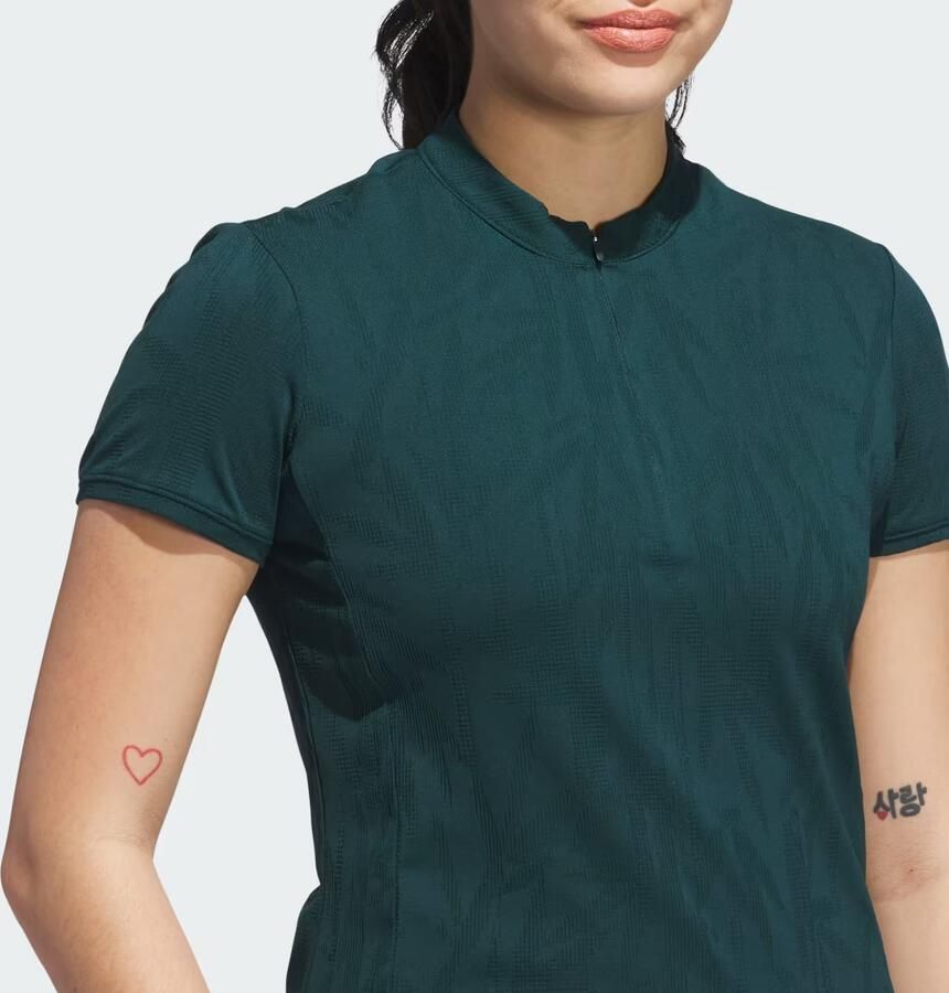 Adidas Go-to Jacquard Poloshirt met Korte Mouwen - Foto 3