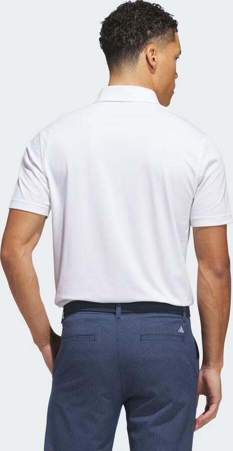 Adidas Go-To Poloshirt Wit- Heren Wit - Foto 5