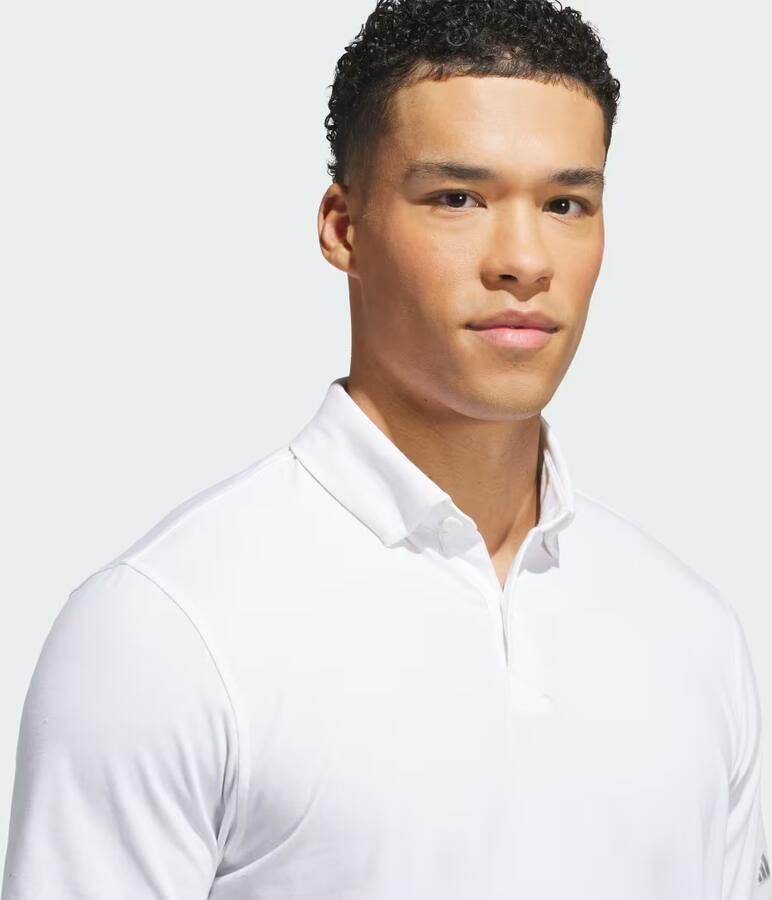 Adidas Go-To Poloshirt Wit- Heren Wit - Foto 2