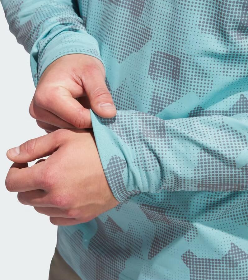 Adidas Go-To Printed Pullover met Korte Rits - Foto 3
