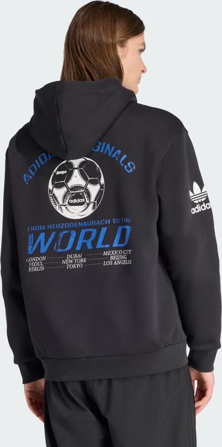 Adidas Originals Shirt met lange mouwen Graphic Hoodie met vintage-graphics losse pasvorm - Foto 5